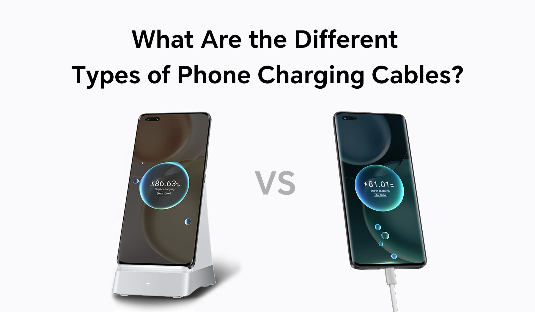 What Are the Different Types of Phone Charging Cables?