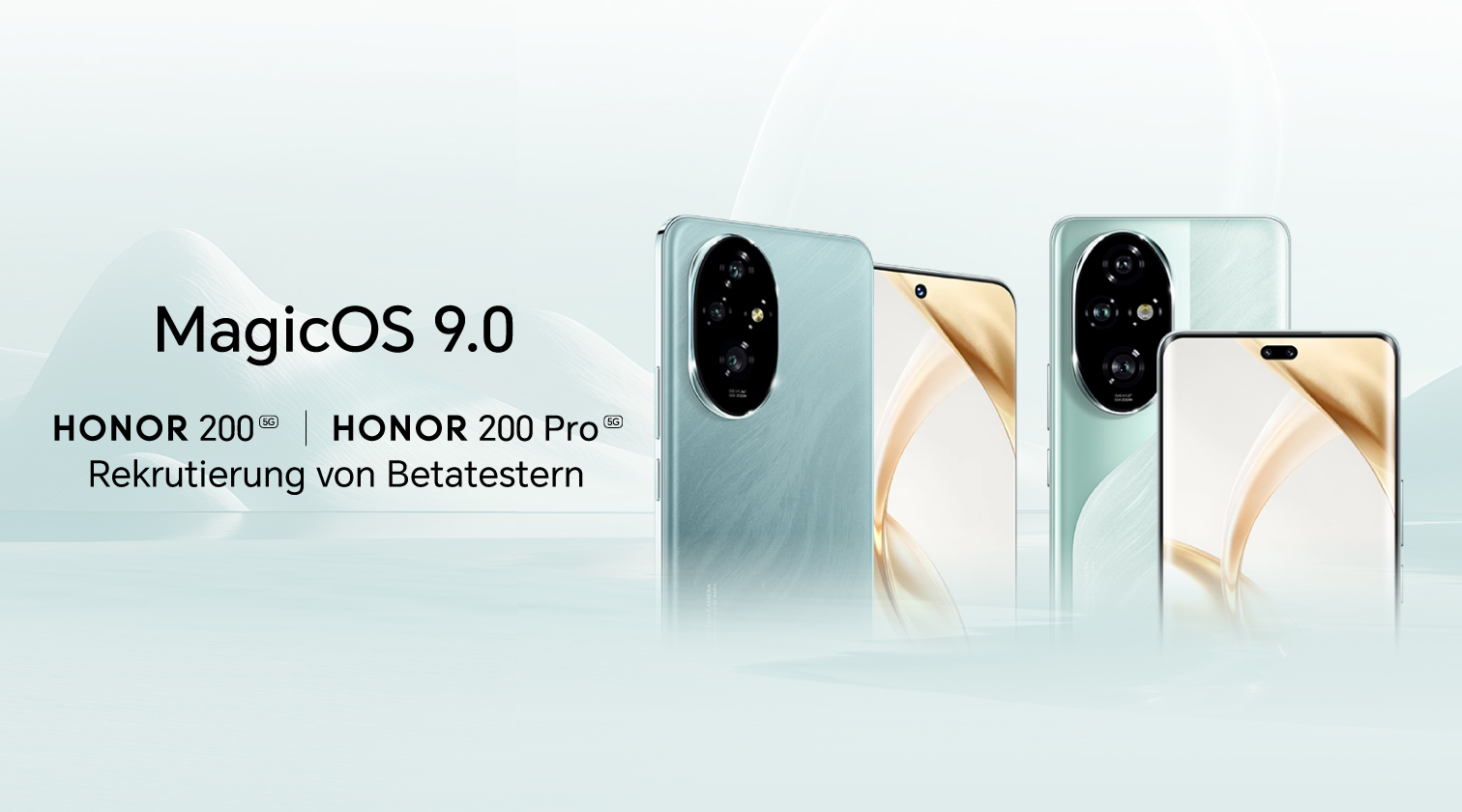 MagicOS 9.0 - HONOR 200 or HONOR 200 Pro Rekrutierung von Betatestern