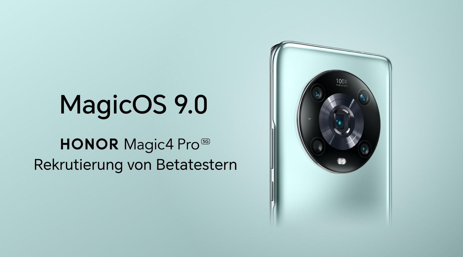 MagicOS 9.0 - HONOR Magic4 Pro Rekrutierung von Betatestern