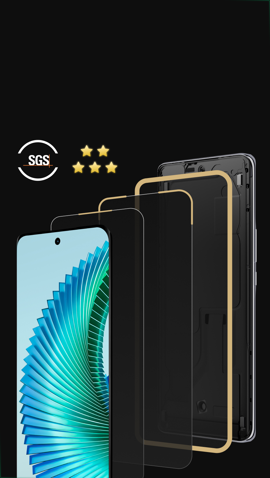 HONOR Magic6 Lite Pantalla anticaídas ultraamortiguada HONOR 3