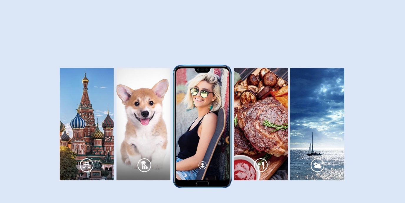 HONOR 10's AI Camera - scenes recognition1