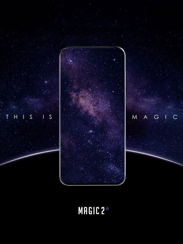 honor magic2 full screen phone