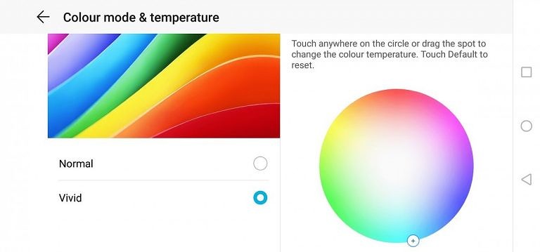 Color mode & temperature