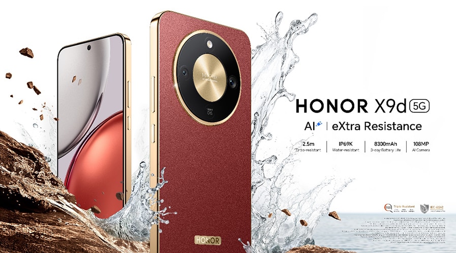 HONOR Unveils the New HONOR X9d with eXtra Resistance