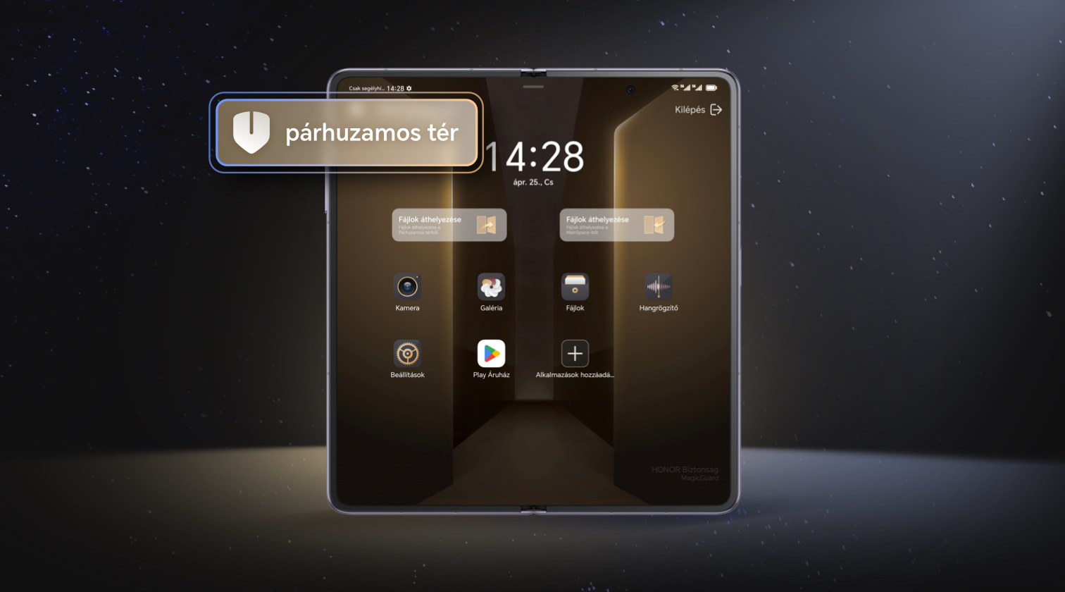 HONOR MagicV2 Párhuzamos tér: Hozza létre exkluzív privát zónáját
