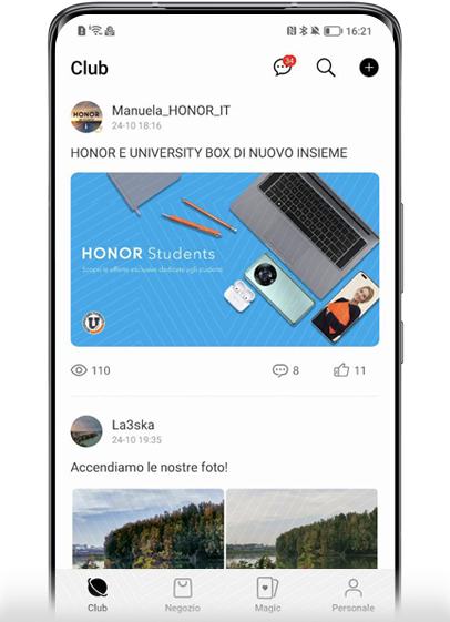 My HONOR app