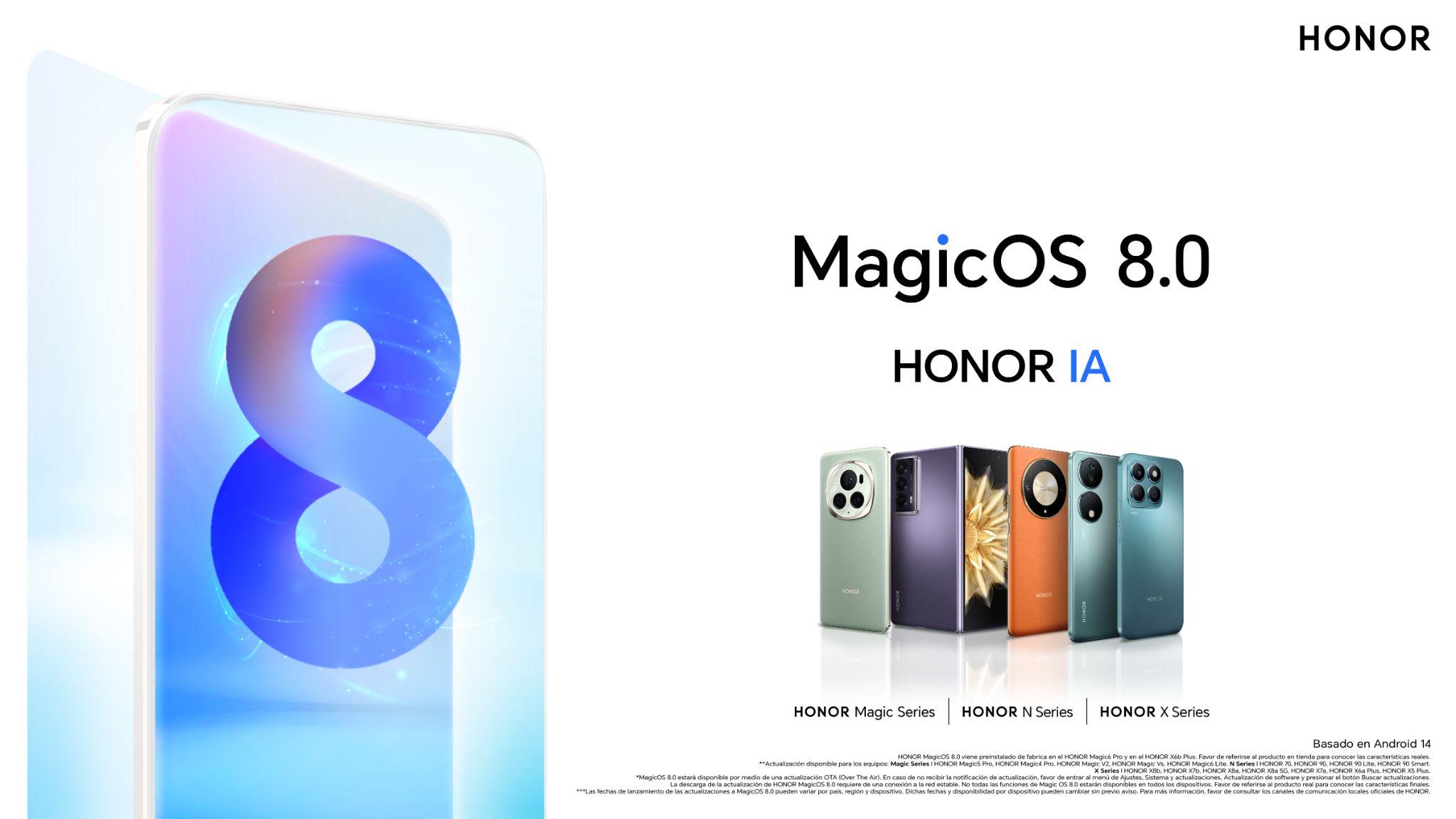 HONOR presenta MagicOS 8.0 en México la redefinición de la experiencia del usuario