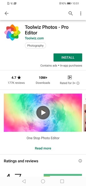 Top Free Photo Editor Apps You Can Find on HONOR 8X- Toolwiz Photos-Pro Editor