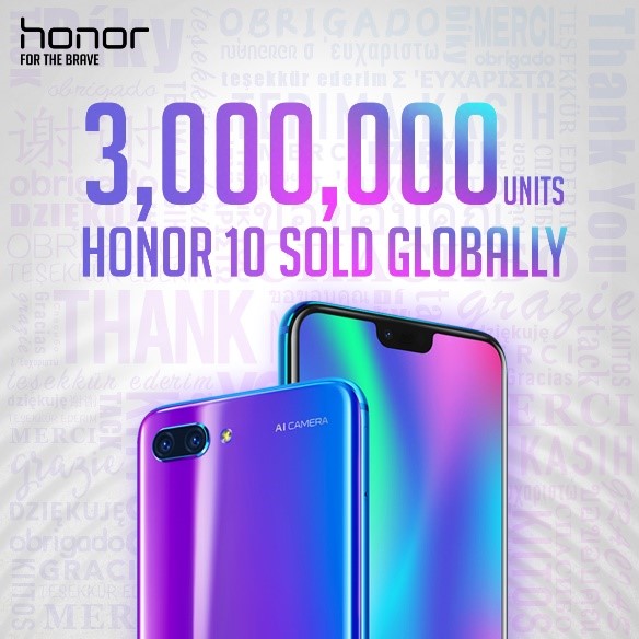 HONOR stuns with 150% growth in international sales in H1 2018