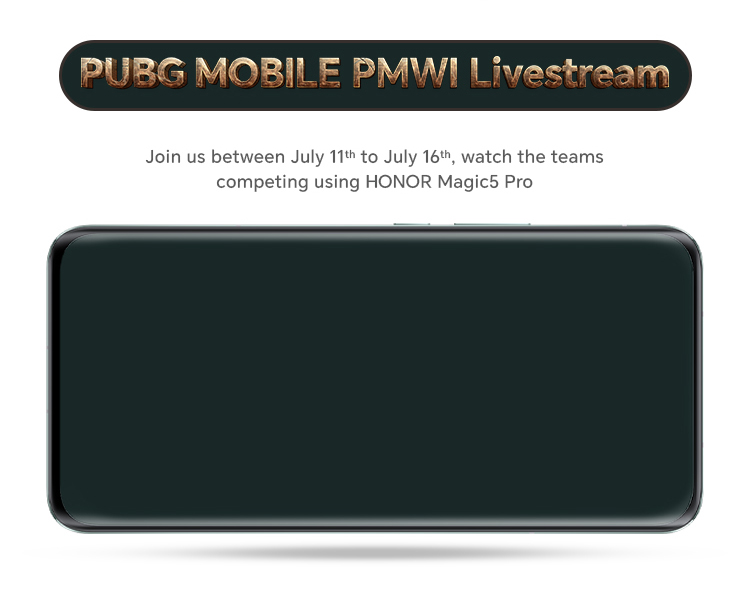 HONOR Magic5 pro and pubg