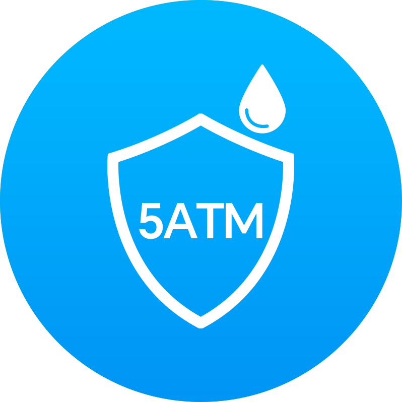 5ATM waterproof