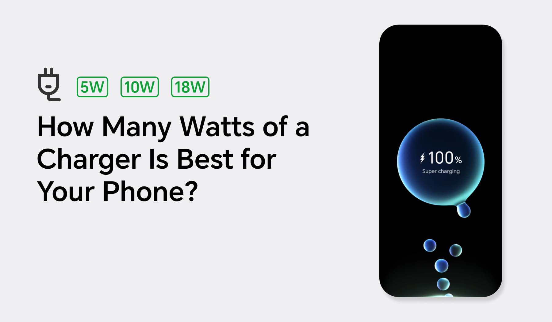 How Many Watts of a Charger Is Best for Your Phone